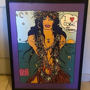 RARE & AUTHENTIC Betsey Johnson Framed Print